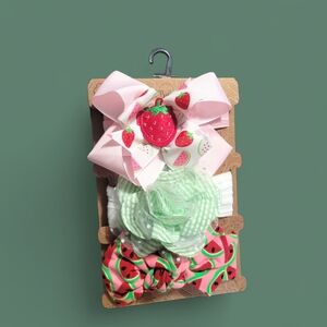 Set of headbands & Burp cloths